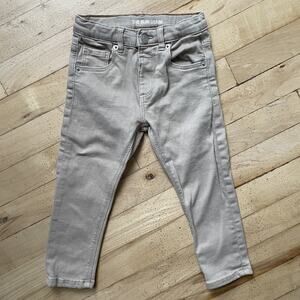 Zara Toddler Pants Size 2-3 Years Old The Slim Denim‎ Khaki Pants EUC